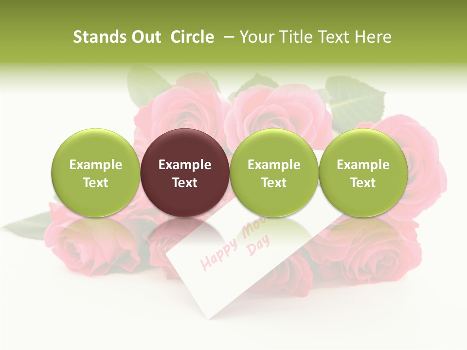 Blossom Greeting Freshness PowerPoint Template