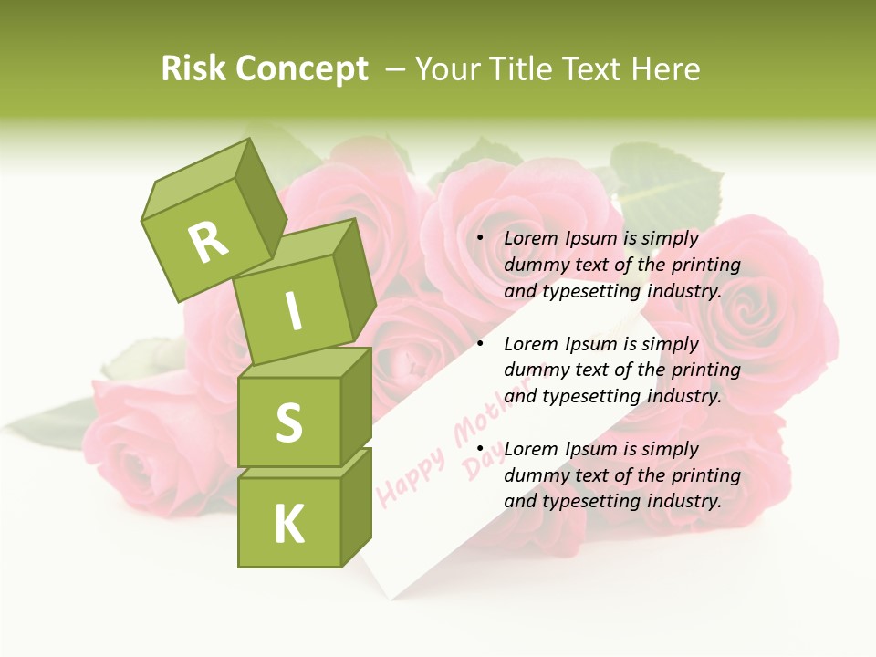 Blossom Greeting Freshness PowerPoint Template