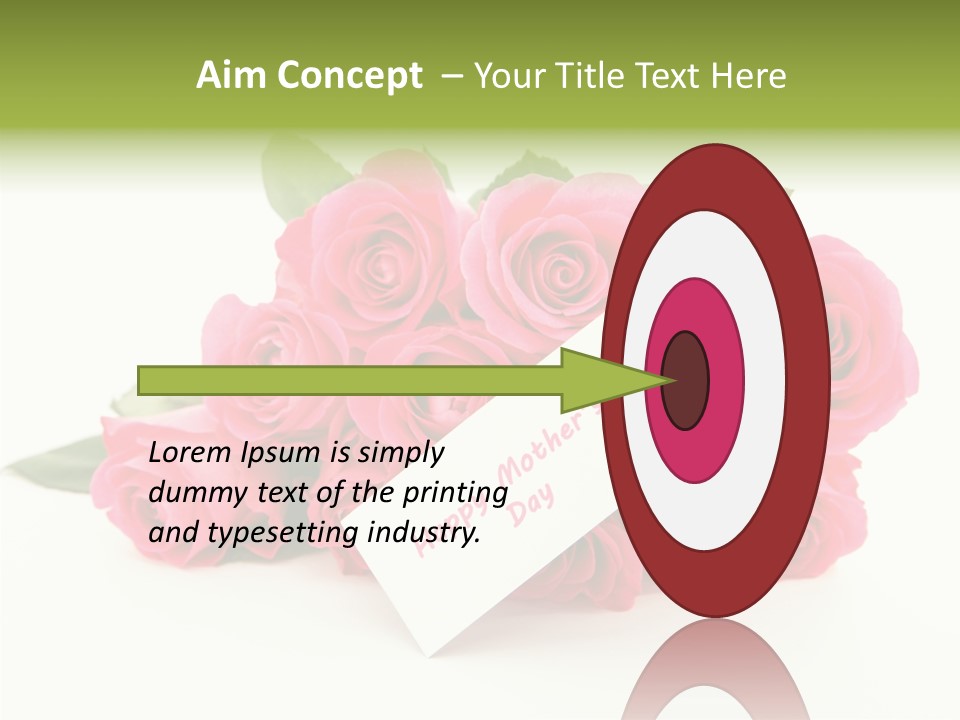 Blossom Greeting Freshness PowerPoint Template