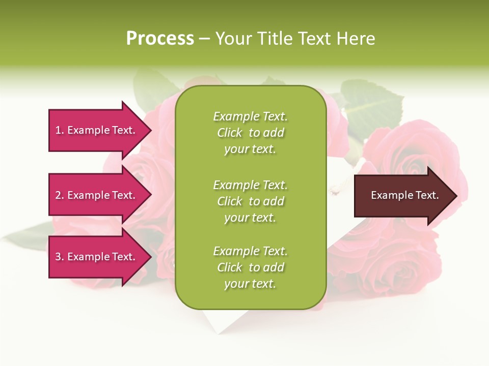 Blossom Greeting Freshness PowerPoint Template