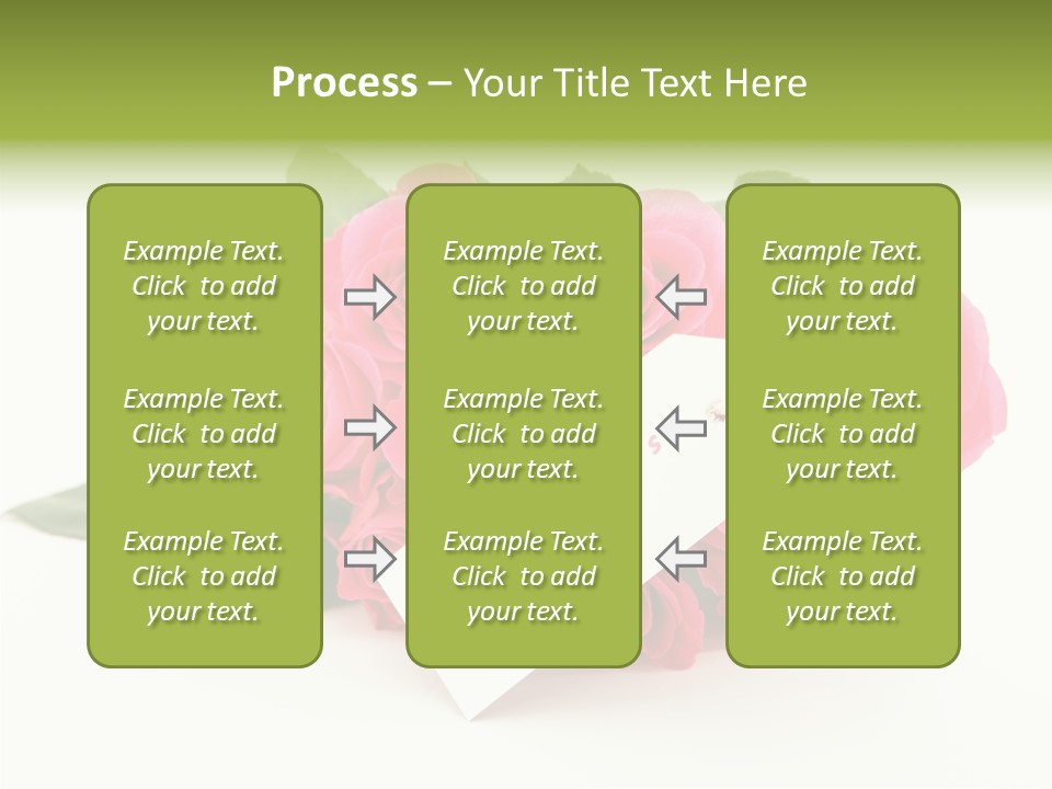 Blossom Greeting Freshness PowerPoint Template