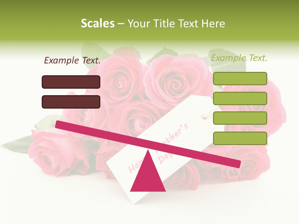 Blossom Greeting Freshness PowerPoint Template