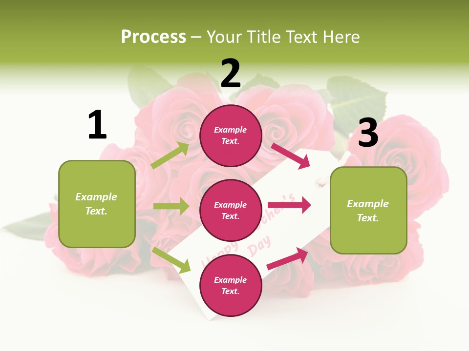 Blossom Greeting Freshness PowerPoint Template