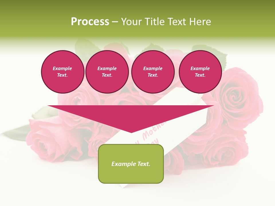 Blossom Greeting Freshness PowerPoint Template