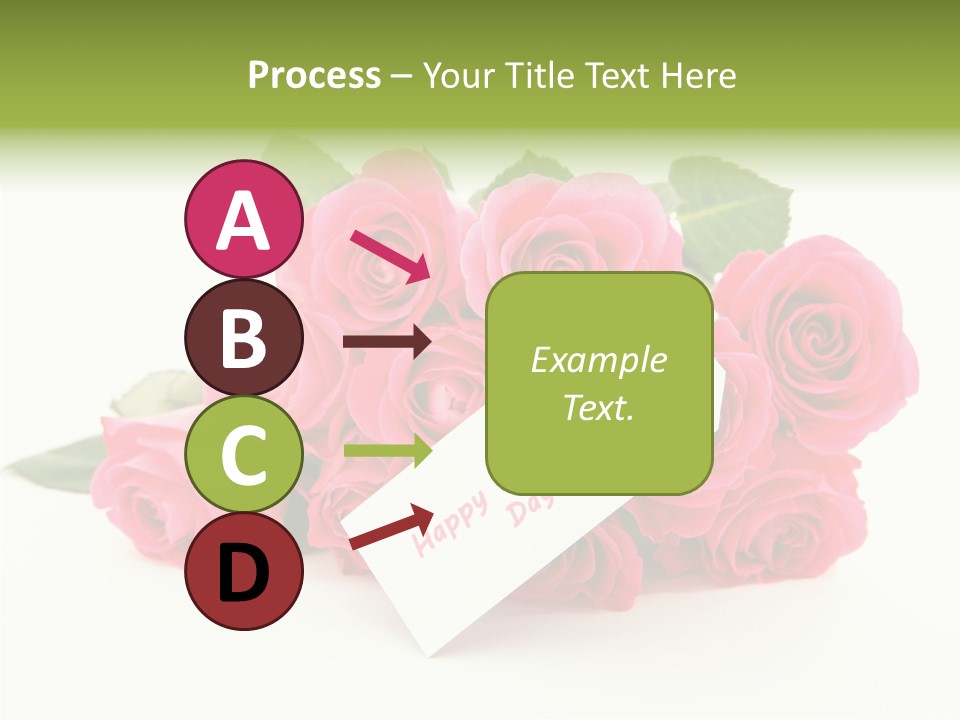 Blossom Greeting Freshness PowerPoint Template