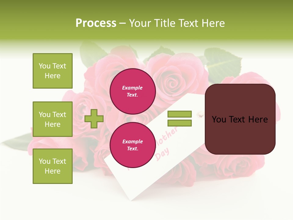 Blossom Greeting Freshness PowerPoint Template