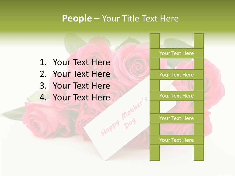 Blossom Greeting Freshness PowerPoint Template