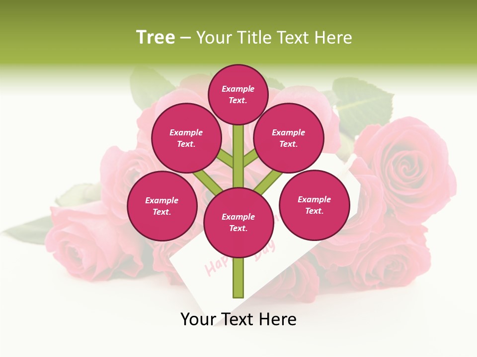 Blossom Greeting Freshness PowerPoint Template