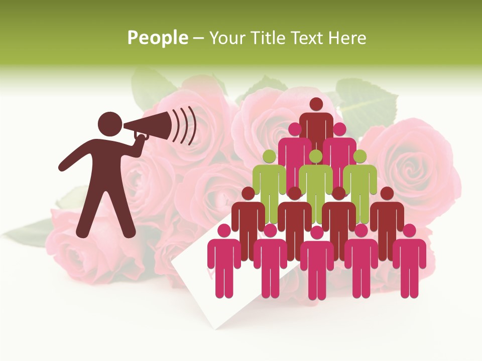 Blossom Greeting Freshness PowerPoint Template