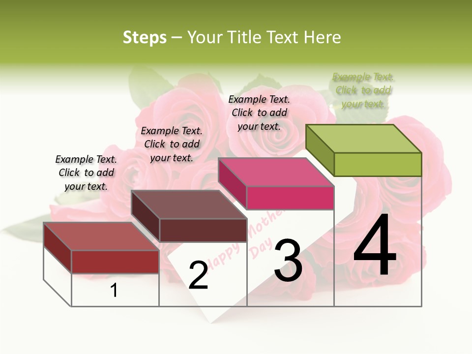 Blossom Greeting Freshness PowerPoint Template