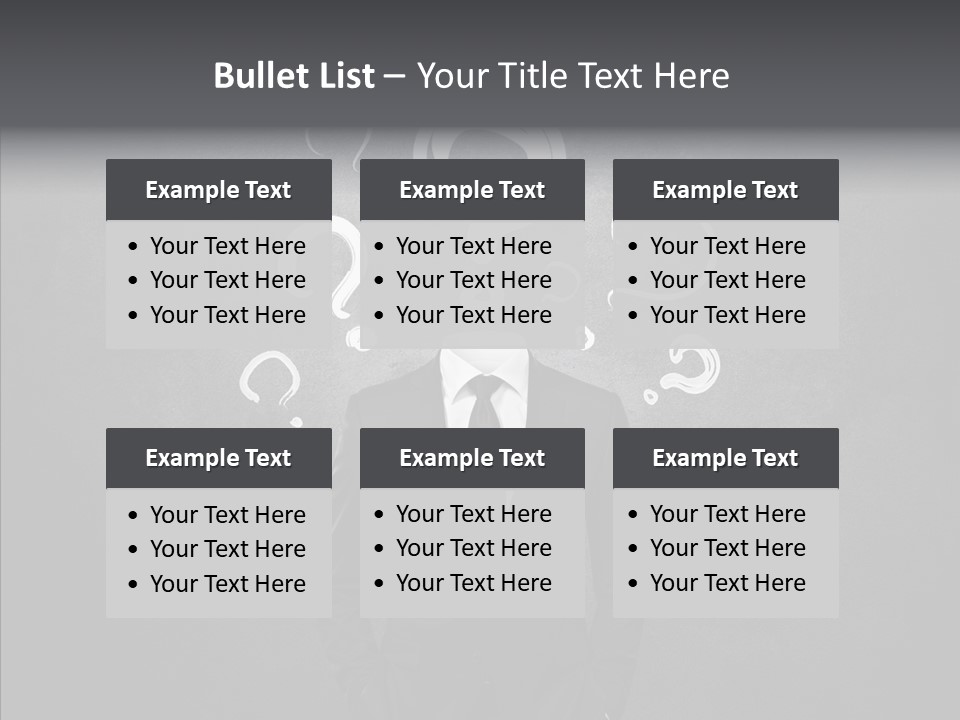 Success Boss Dreaming PowerPoint Template
