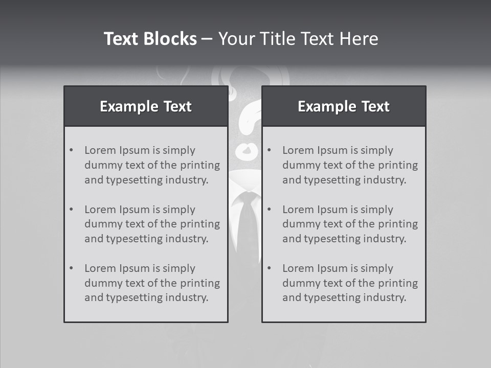 Success Boss Dreaming PowerPoint Template