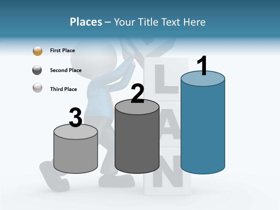 Businessman Trust Plan PowerPoint Template