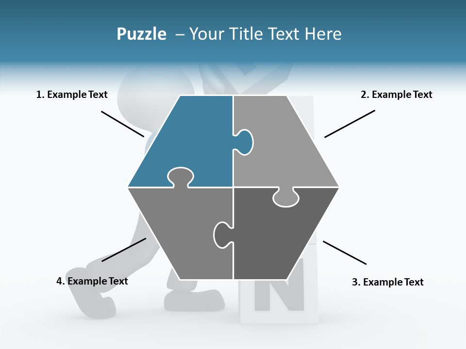 Businessman Trust Plan PowerPoint Template