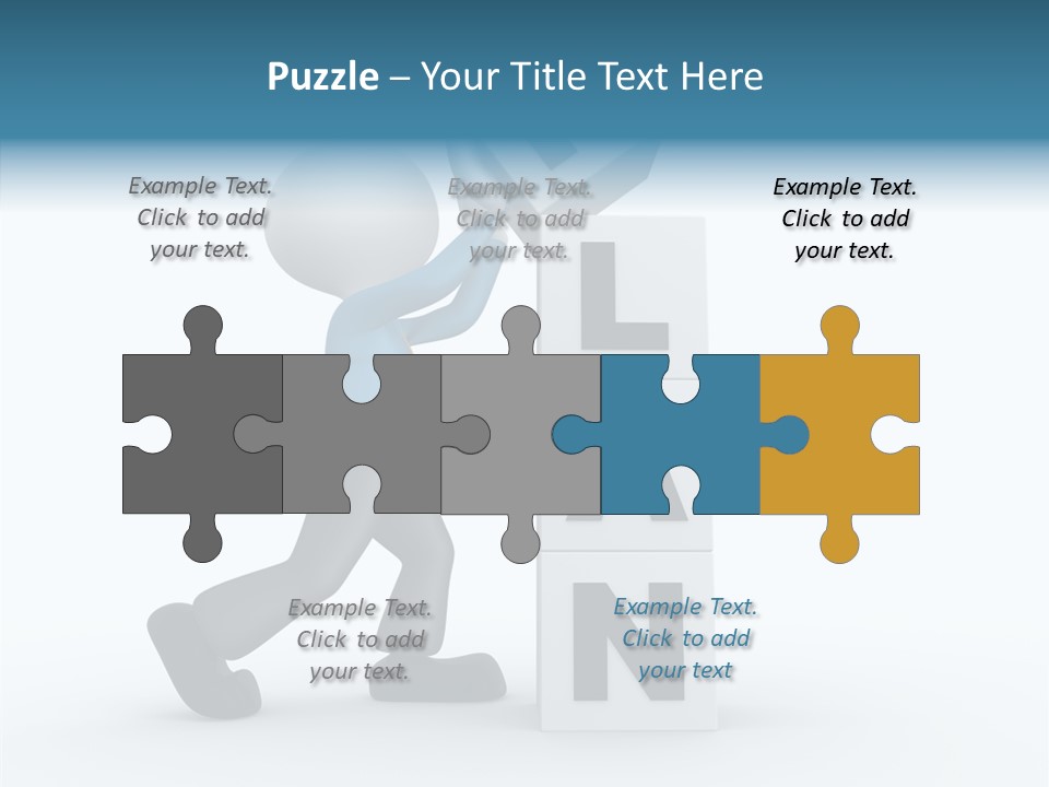 Businessman Trust Plan PowerPoint Template