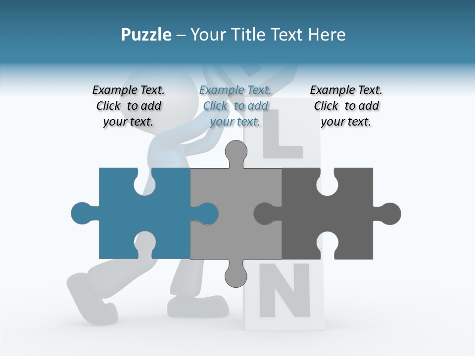 Businessman Trust Plan PowerPoint Template