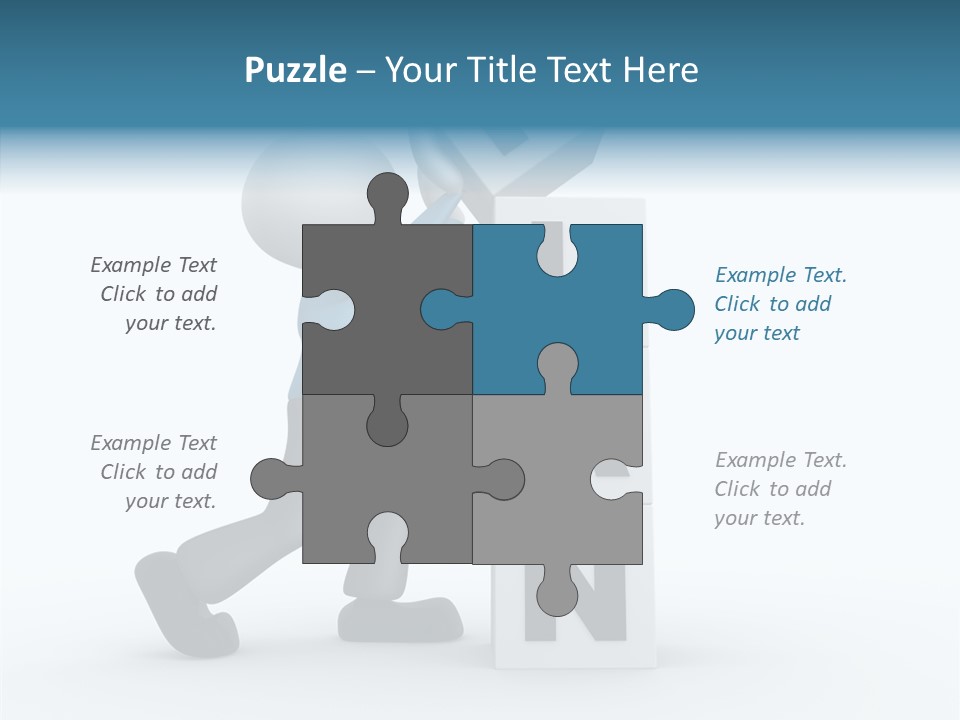 Businessman Trust Plan PowerPoint Template