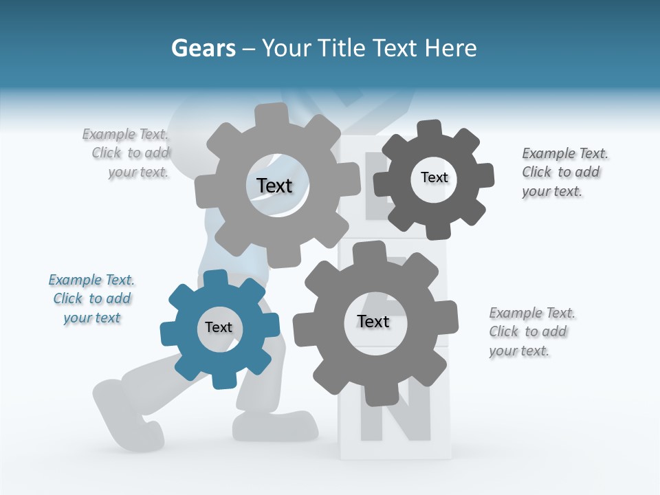 Businessman Trust Plan PowerPoint Template