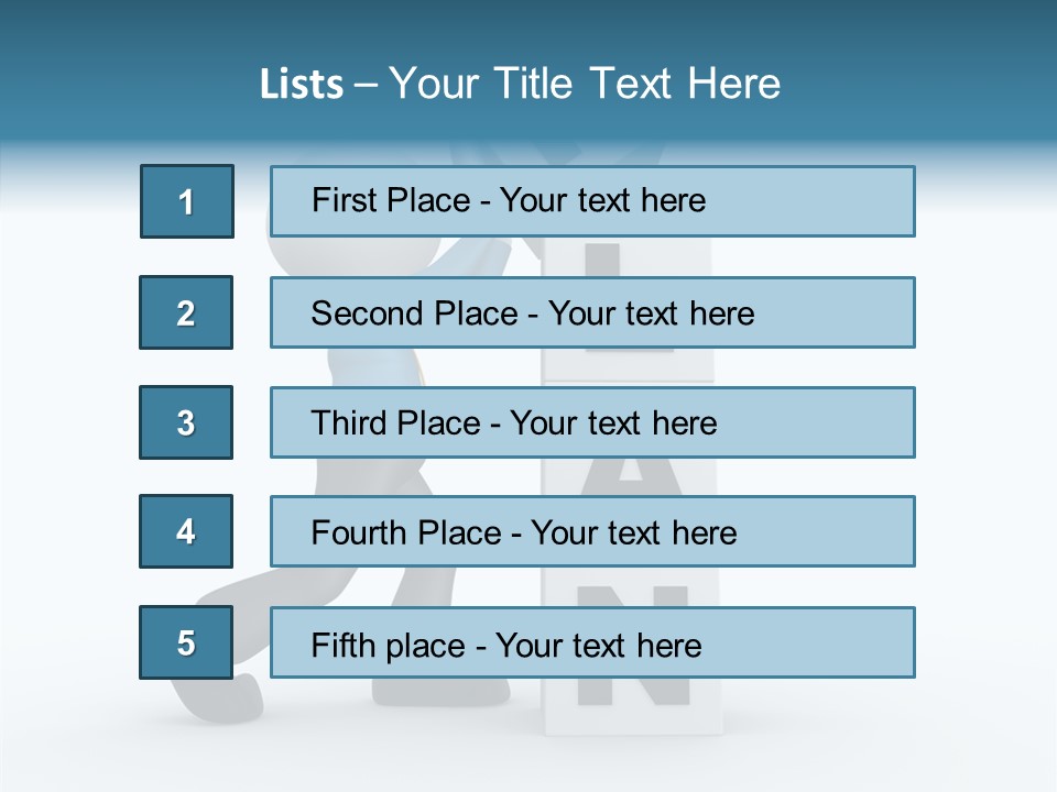 Businessman Trust Plan PowerPoint Template