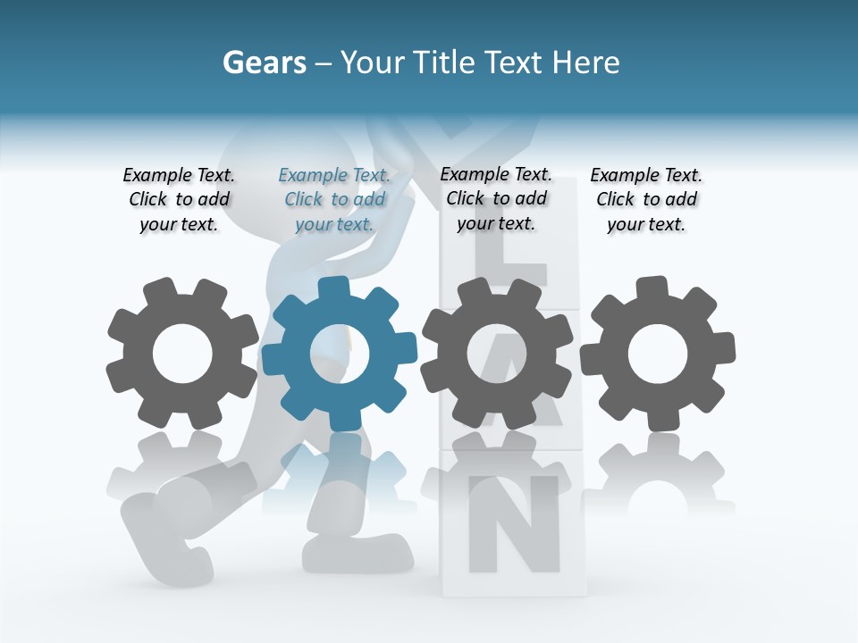 Businessman Trust Plan PowerPoint Template