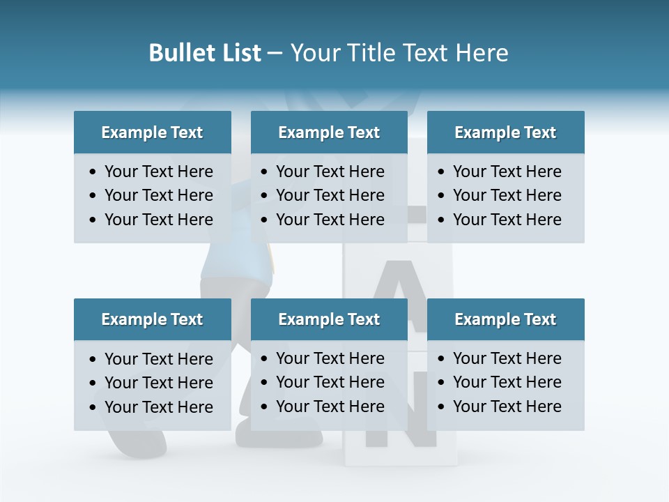 Businessman Trust Plan PowerPoint Template