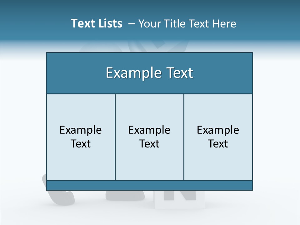 Businessman Trust Plan PowerPoint Template