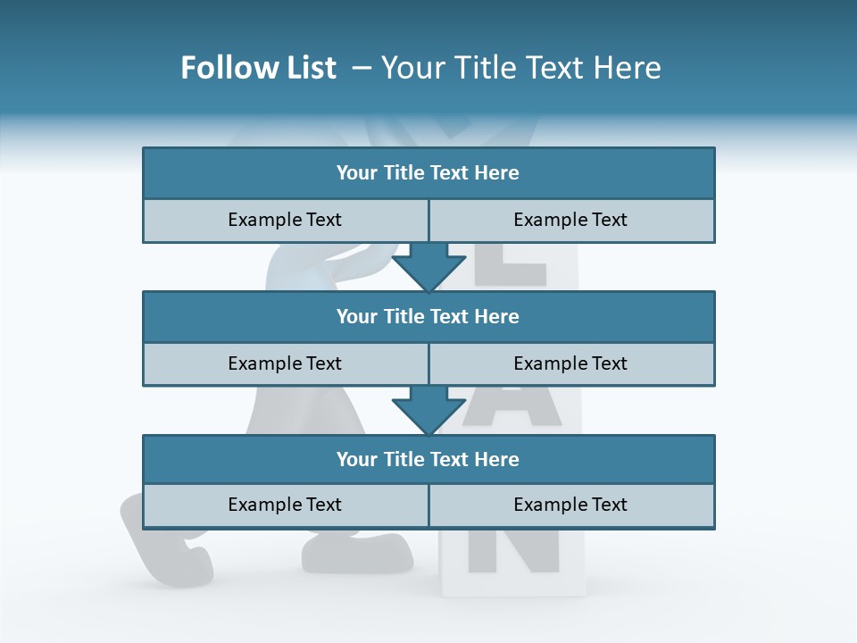 Businessman Trust Plan PowerPoint Template