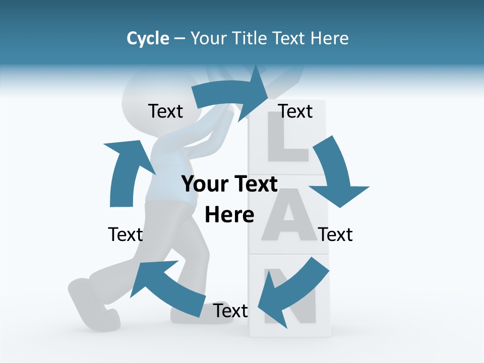 Businessman Trust Plan PowerPoint Template