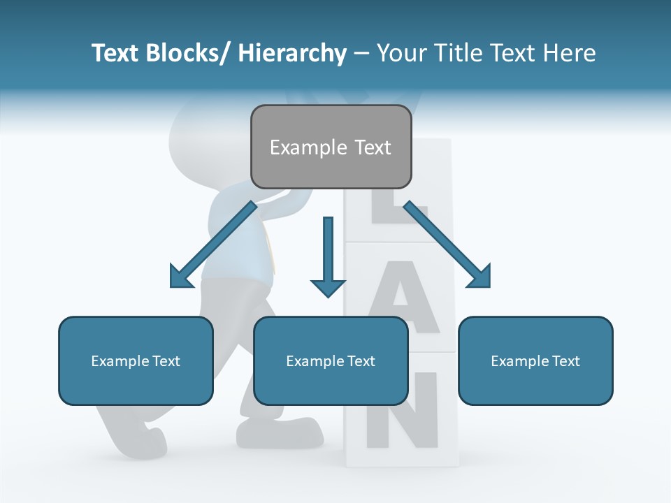 Businessman Trust Plan PowerPoint Template