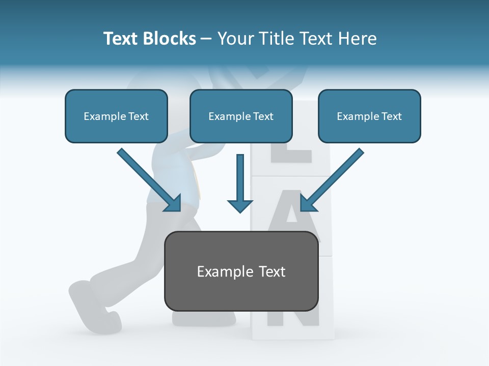 Businessman Trust Plan PowerPoint Template