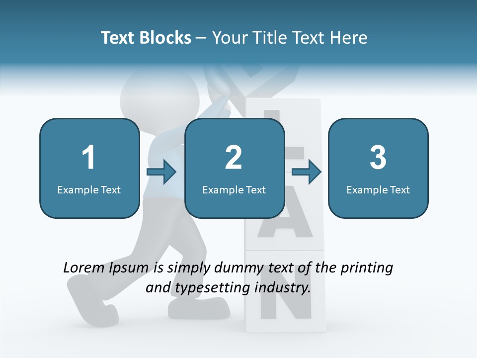 Businessman Trust Plan PowerPoint Template