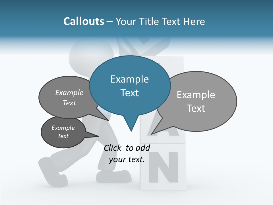 Businessman Trust Plan PowerPoint Template