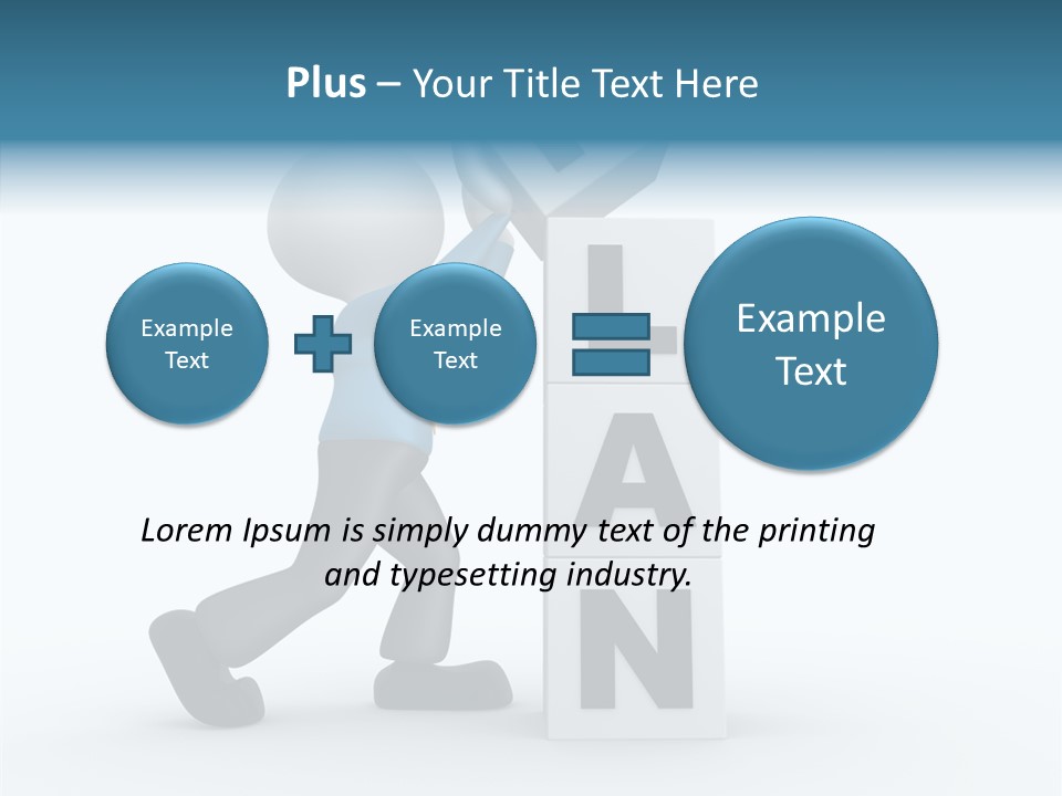 Businessman Trust Plan PowerPoint Template