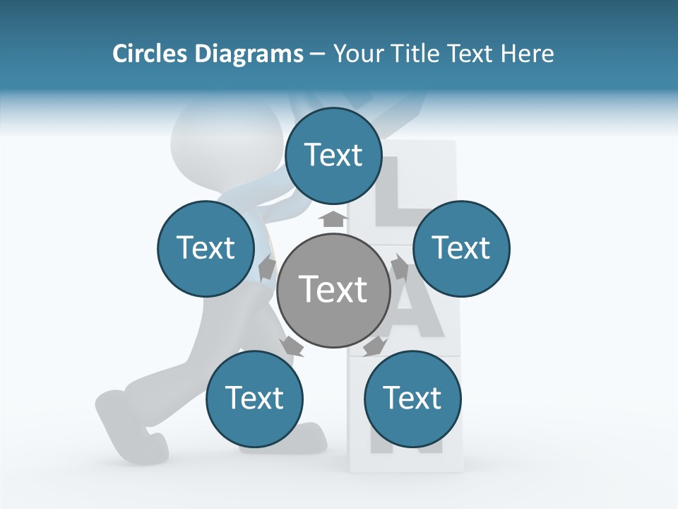 Businessman Trust Plan PowerPoint Template