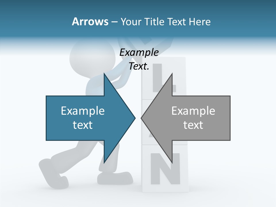 Businessman Trust Plan PowerPoint Template