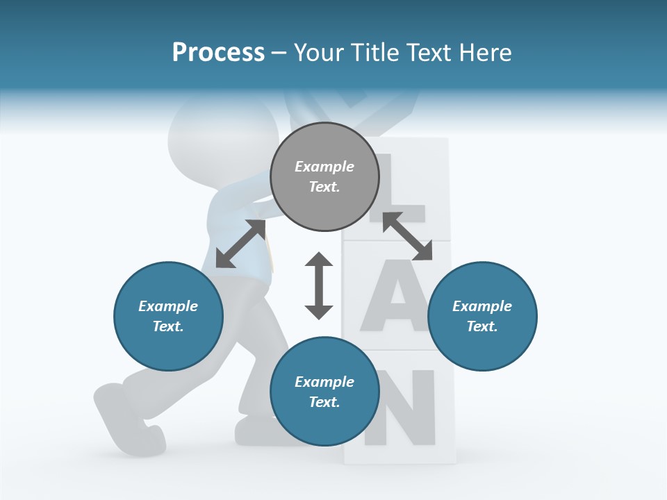 Businessman Trust Plan PowerPoint Template