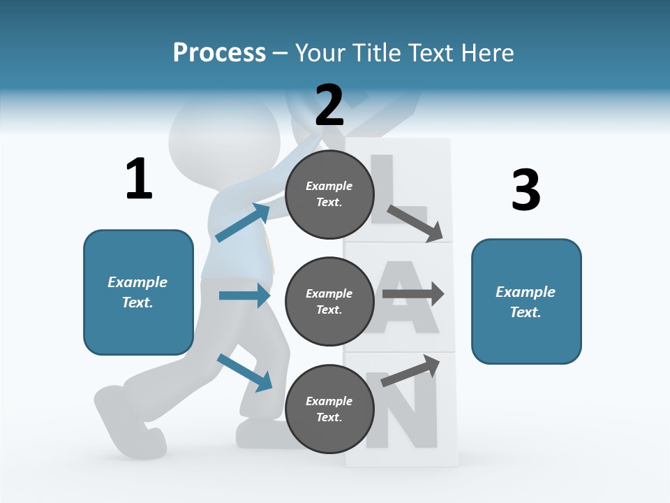 Businessman Trust Plan PowerPoint Template