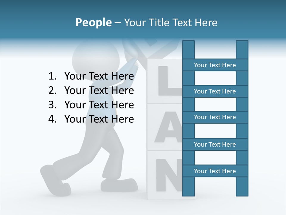 Businessman Trust Plan PowerPoint Template