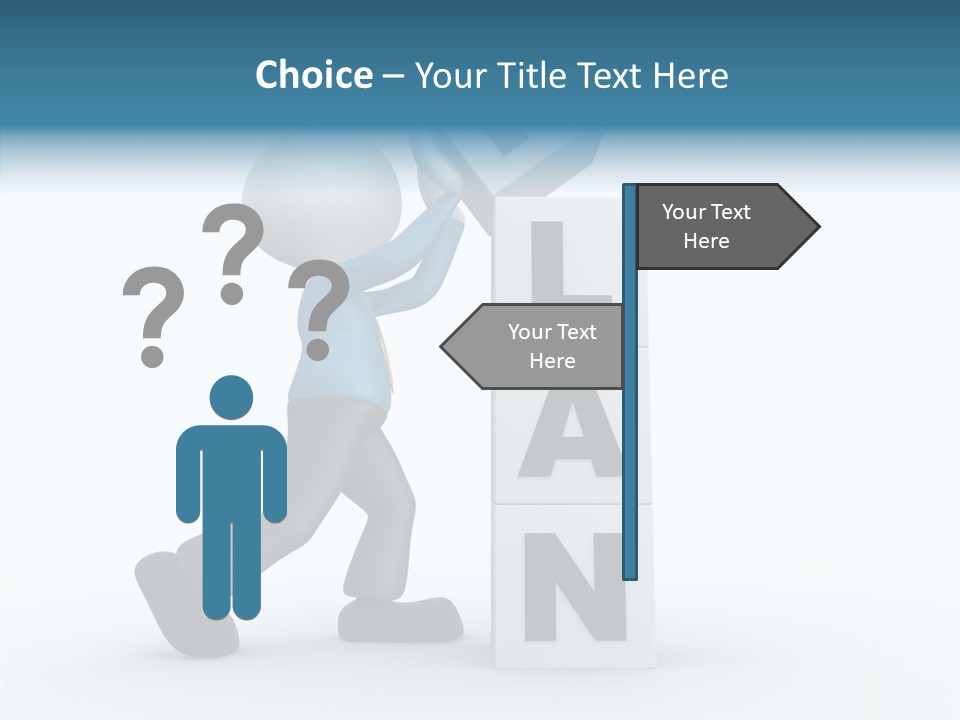 Businessman Trust Plan PowerPoint Template