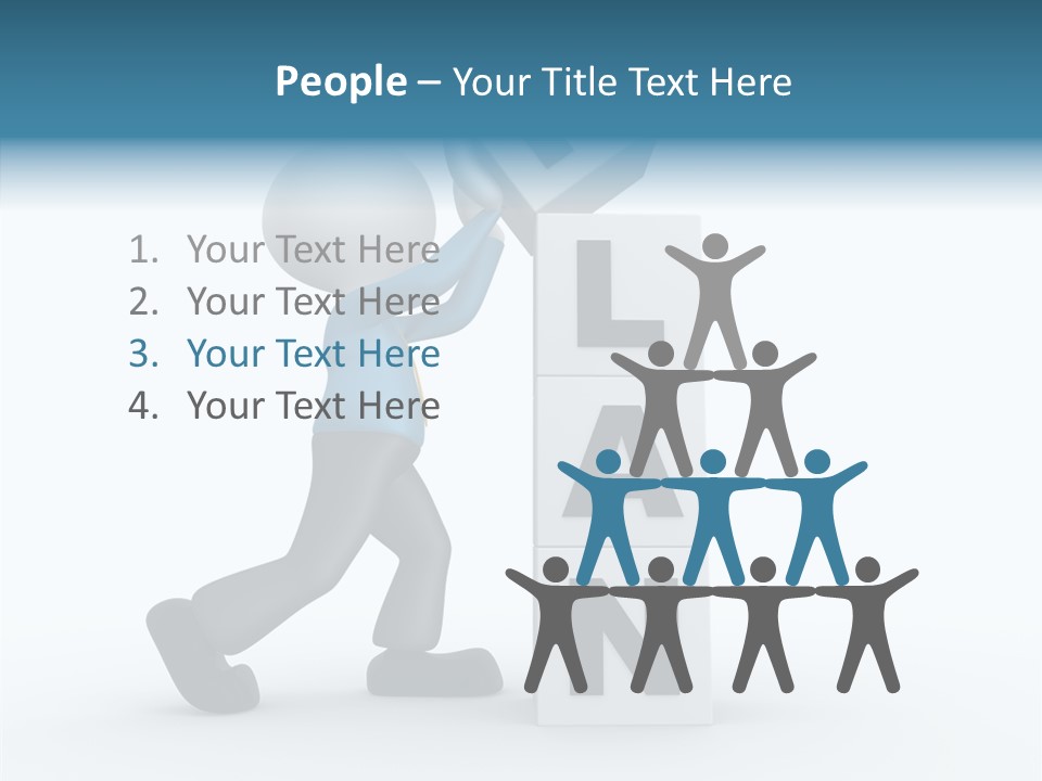 Businessman Trust Plan PowerPoint Template