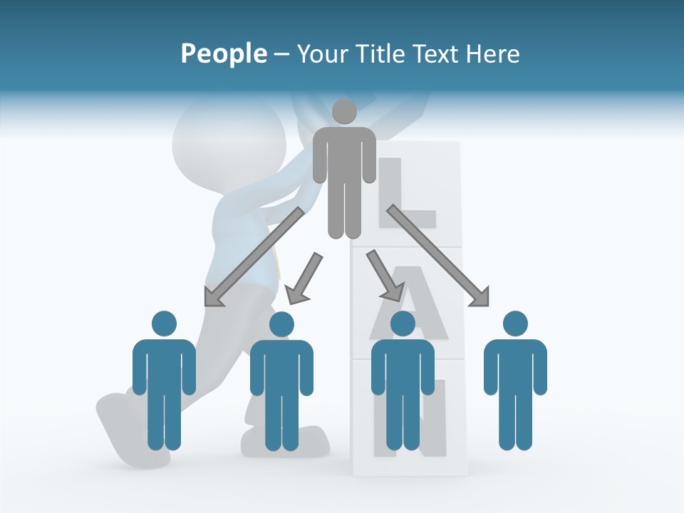 Businessman Trust Plan PowerPoint Template