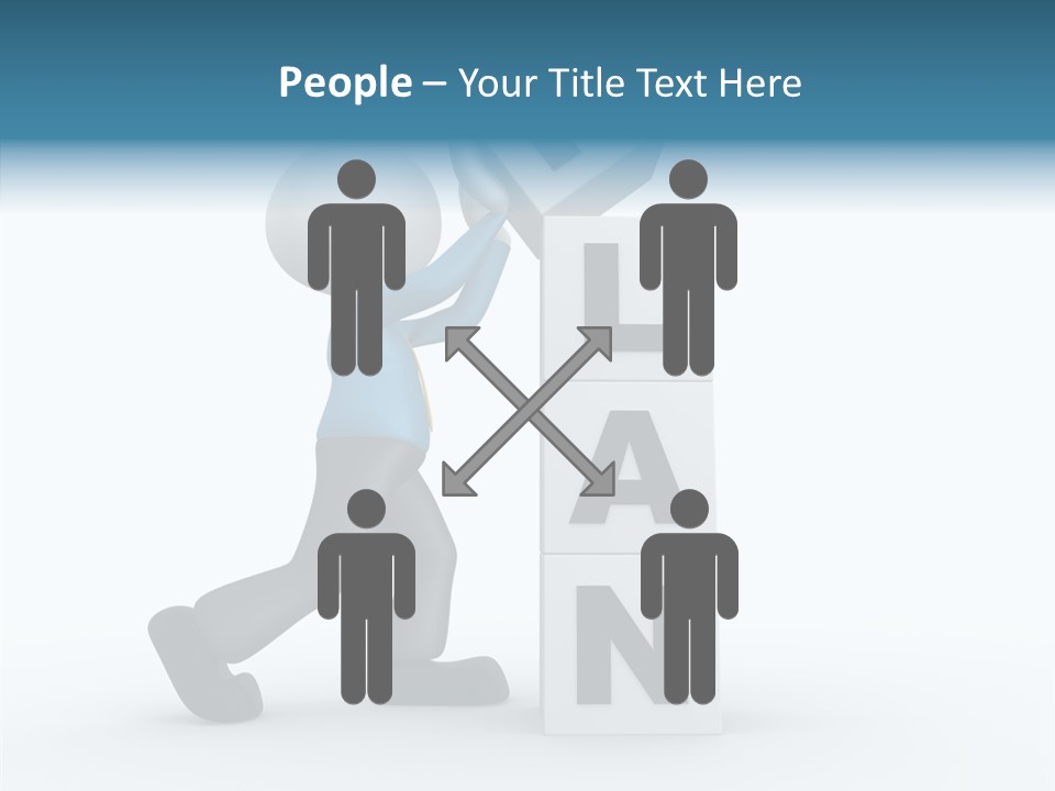 Businessman Trust Plan PowerPoint Template