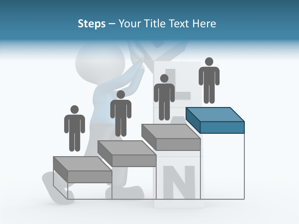 Businessman Trust Plan PowerPoint Template