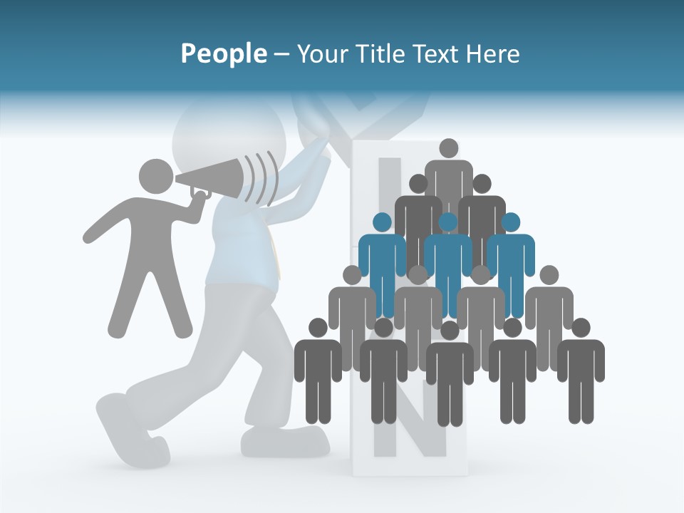 Businessman Trust Plan PowerPoint Template