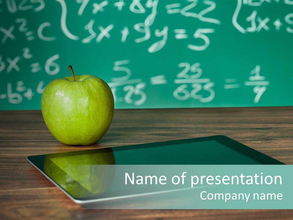 Studying Teach Old PowerPoint Template