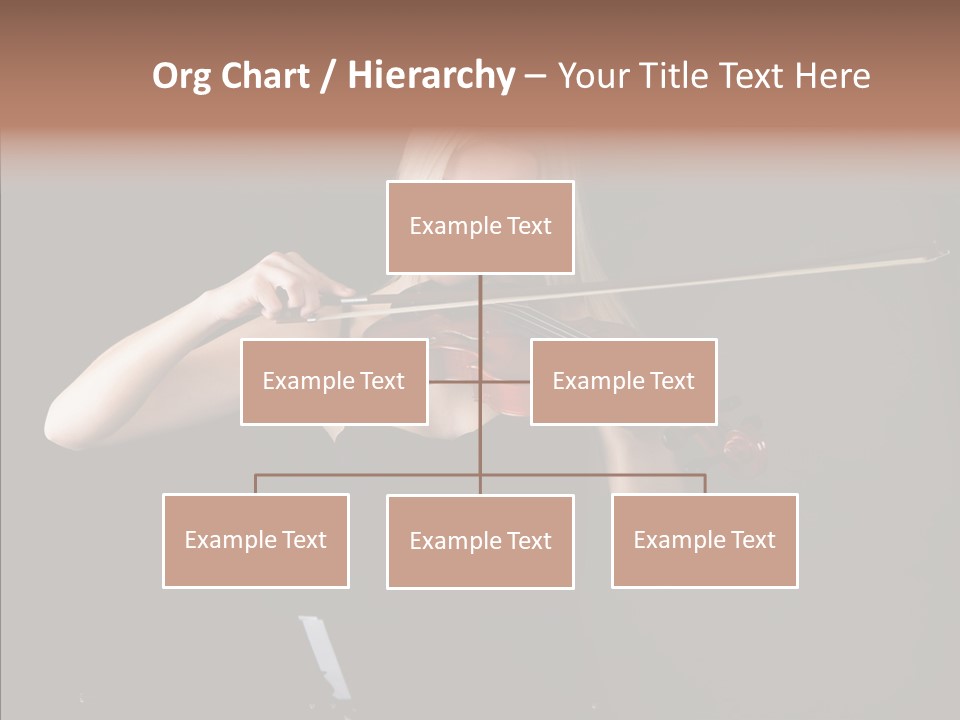 Artistic Blonde Caucasian PowerPoint Template