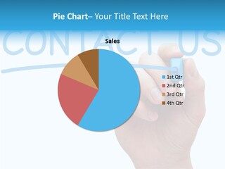 Communicate Hand Reply PowerPoint Template