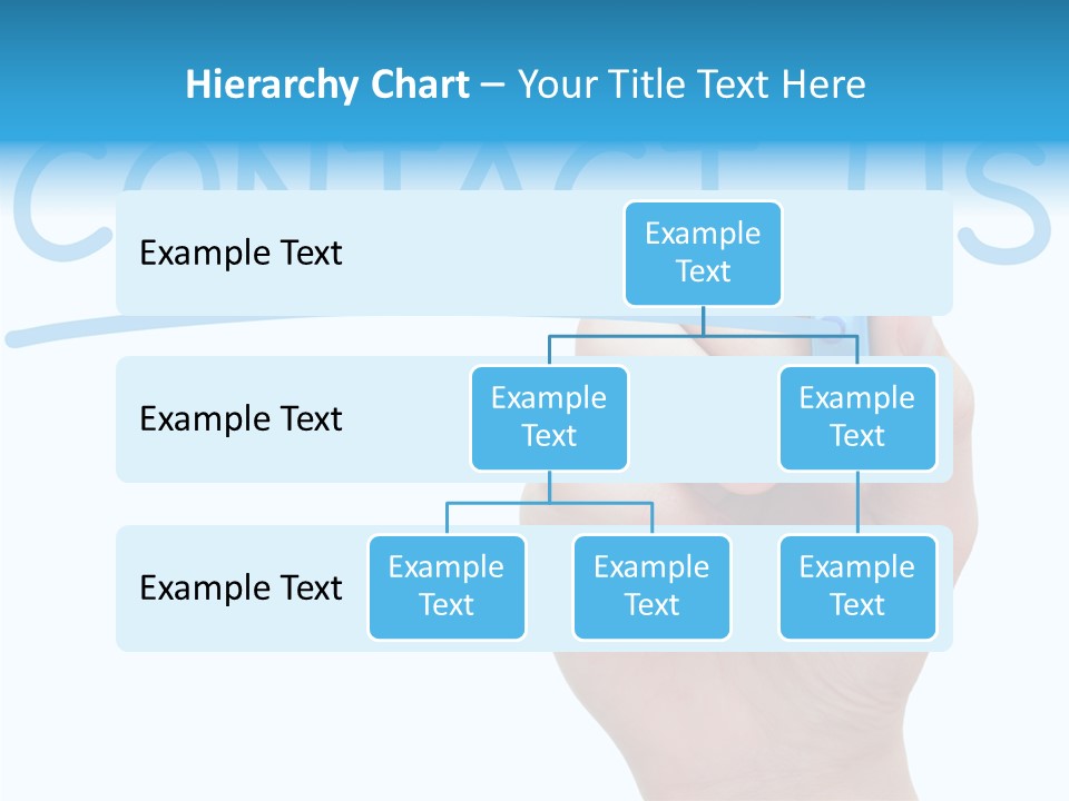 Communicate Hand Reply PowerPoint Template