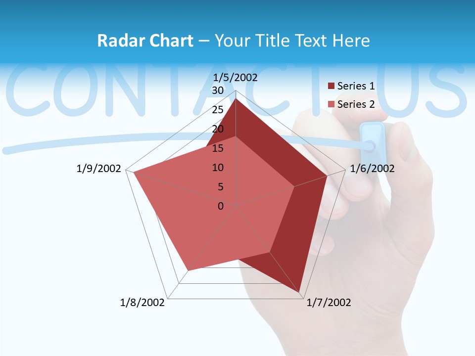 Communicate Hand Reply PowerPoint Template
