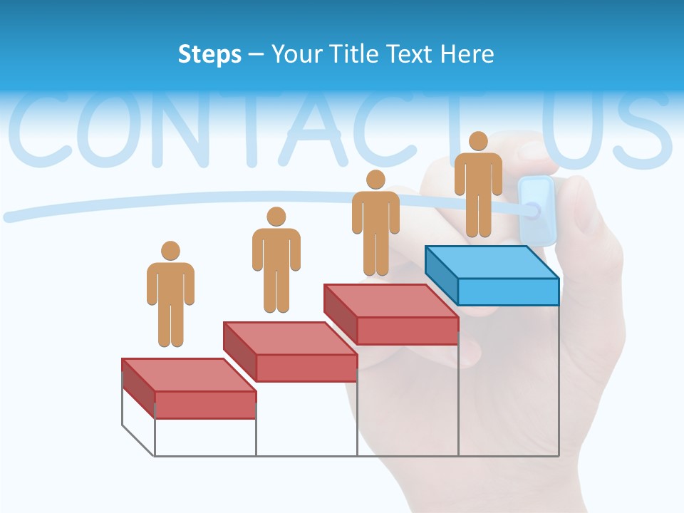 Communicate Hand Reply PowerPoint Template